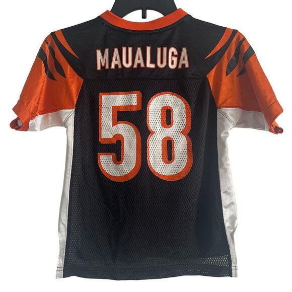 Rey Maualuga Rebook NFL Boys Football Jersey- Size L (7) - Picture 2 of 9